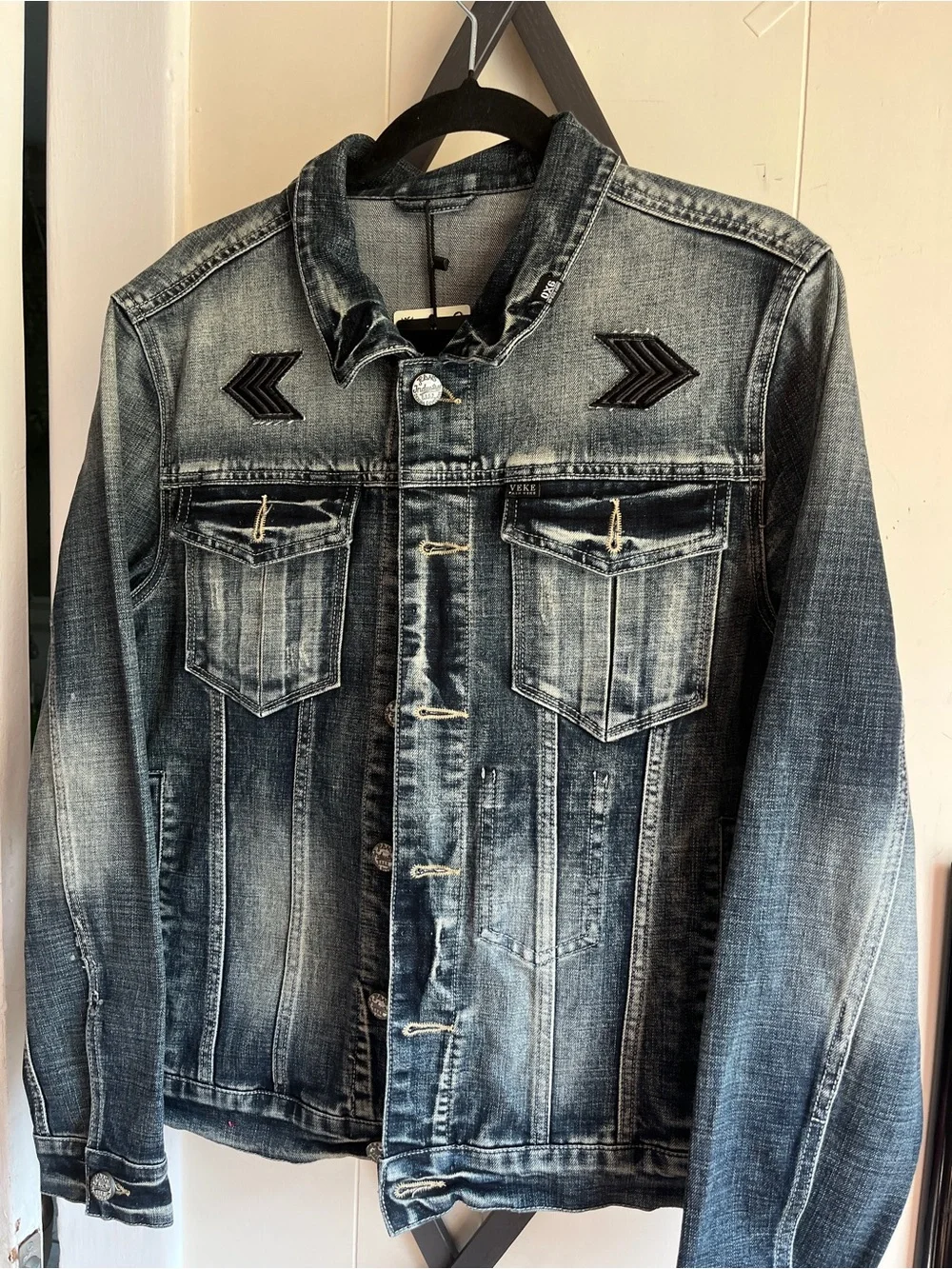 Washed Denim Jacket - Faded Blue